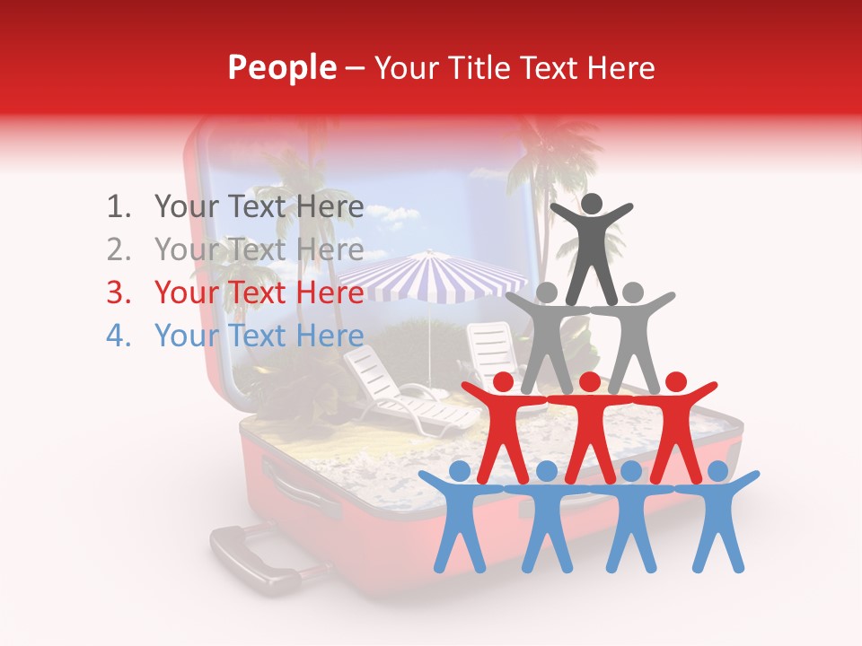 Case Briefcase Airport PowerPoint Template