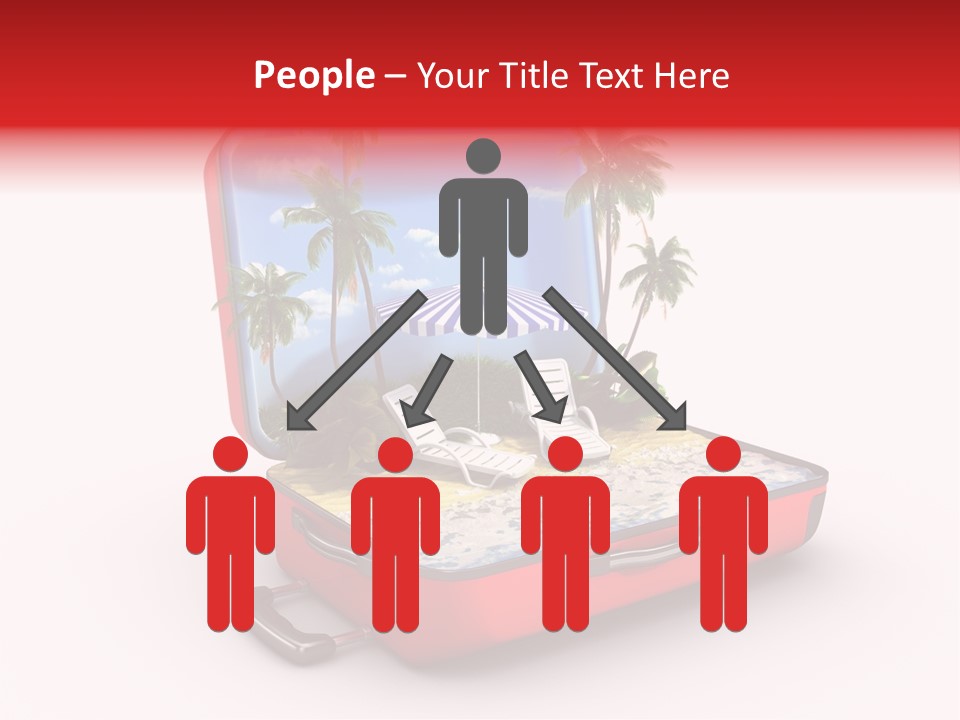 Case Briefcase Airport PowerPoint Template