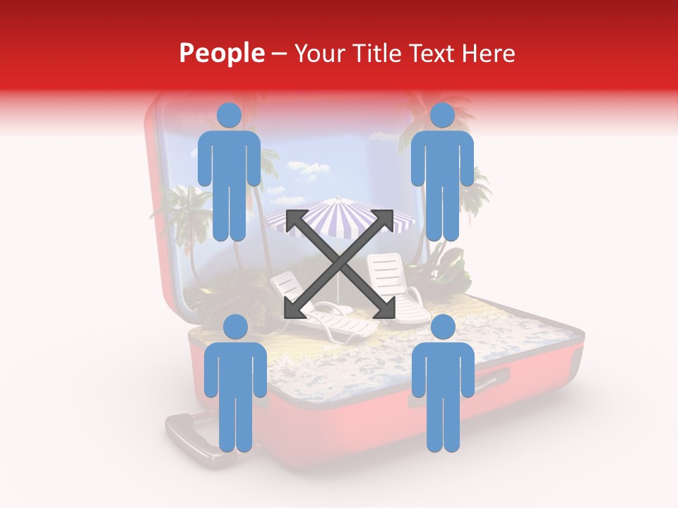 Case Briefcase Airport PowerPoint Template