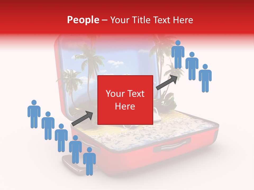 Case Briefcase Airport PowerPoint Template