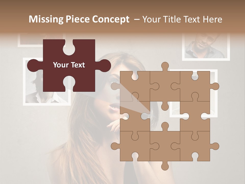 Woman Indian Question PowerPoint Template