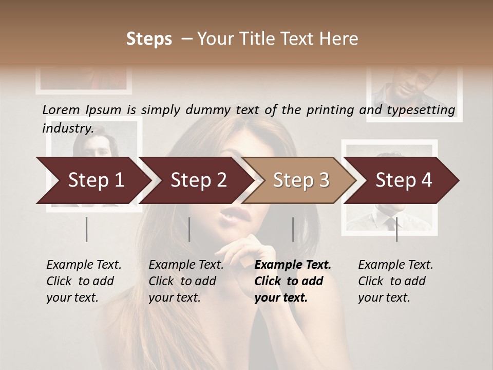 Woman Indian Question PowerPoint Template