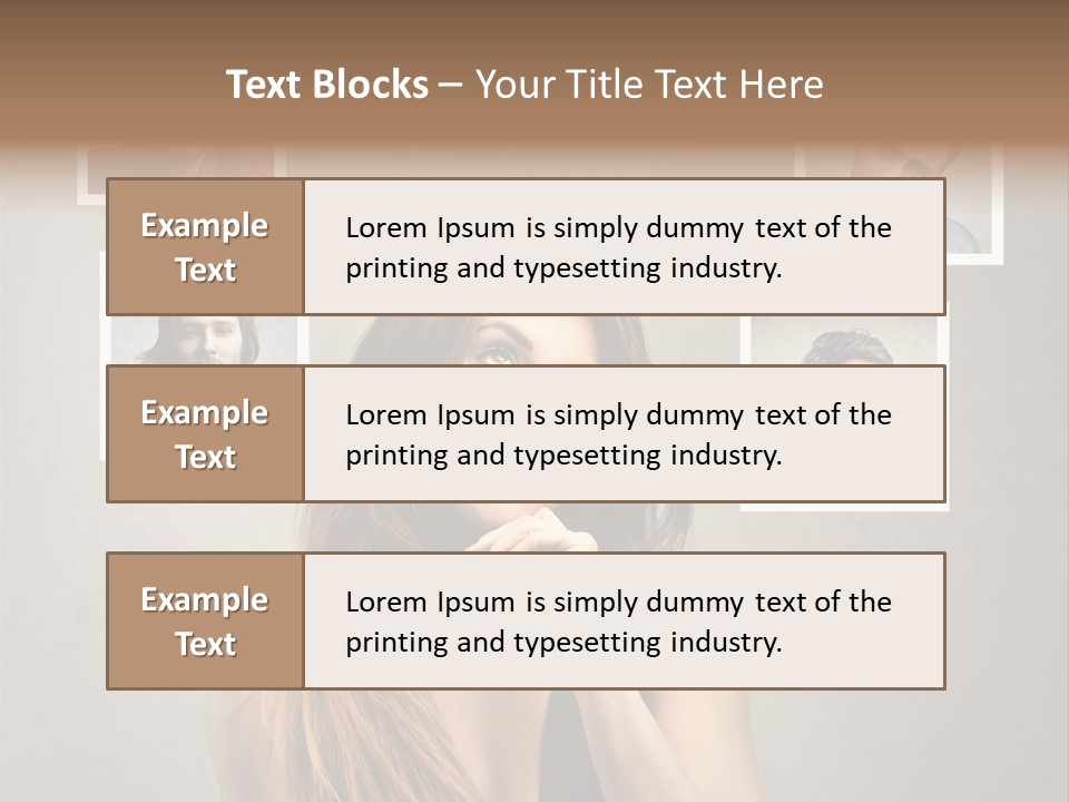 Woman Indian Question PowerPoint Template