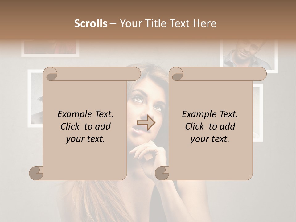 Woman Indian Question PowerPoint Template