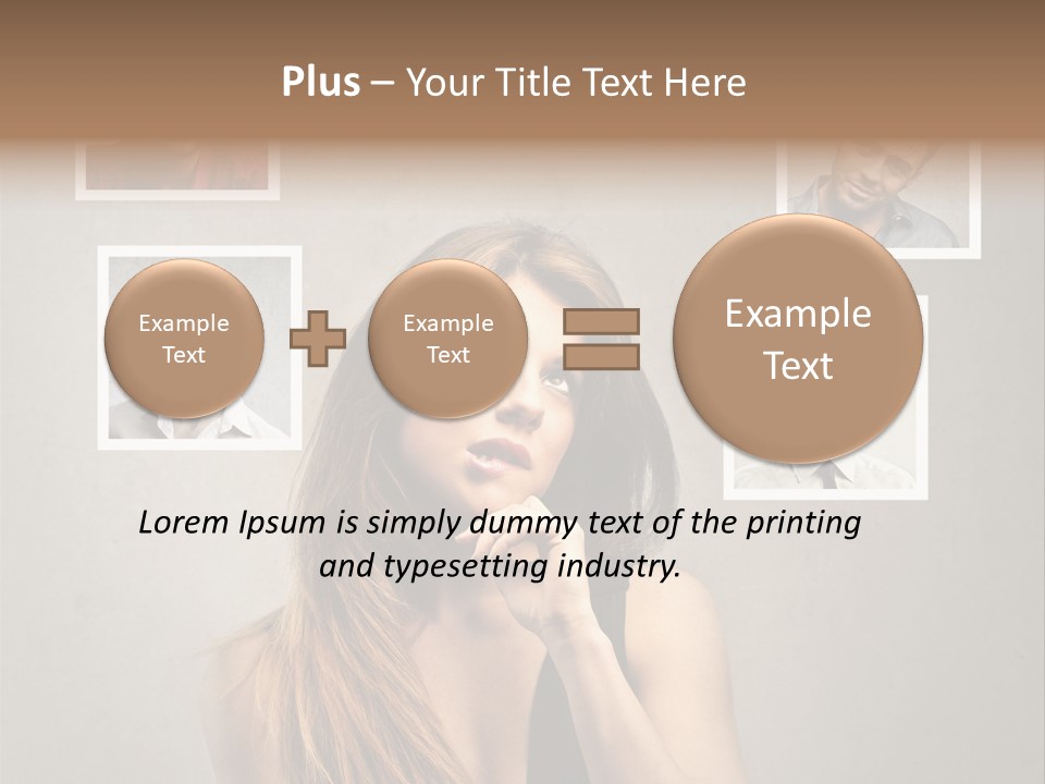 Woman Indian Question PowerPoint Template