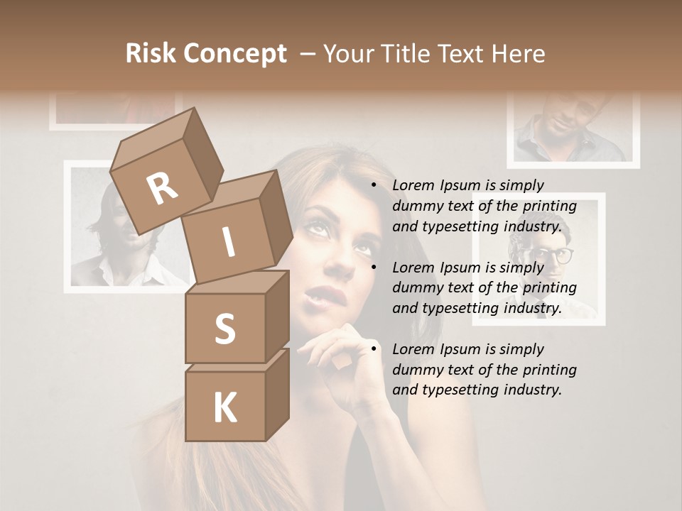 Woman Indian Question PowerPoint Template