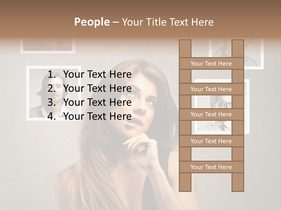 Woman Indian Question PowerPoint Template