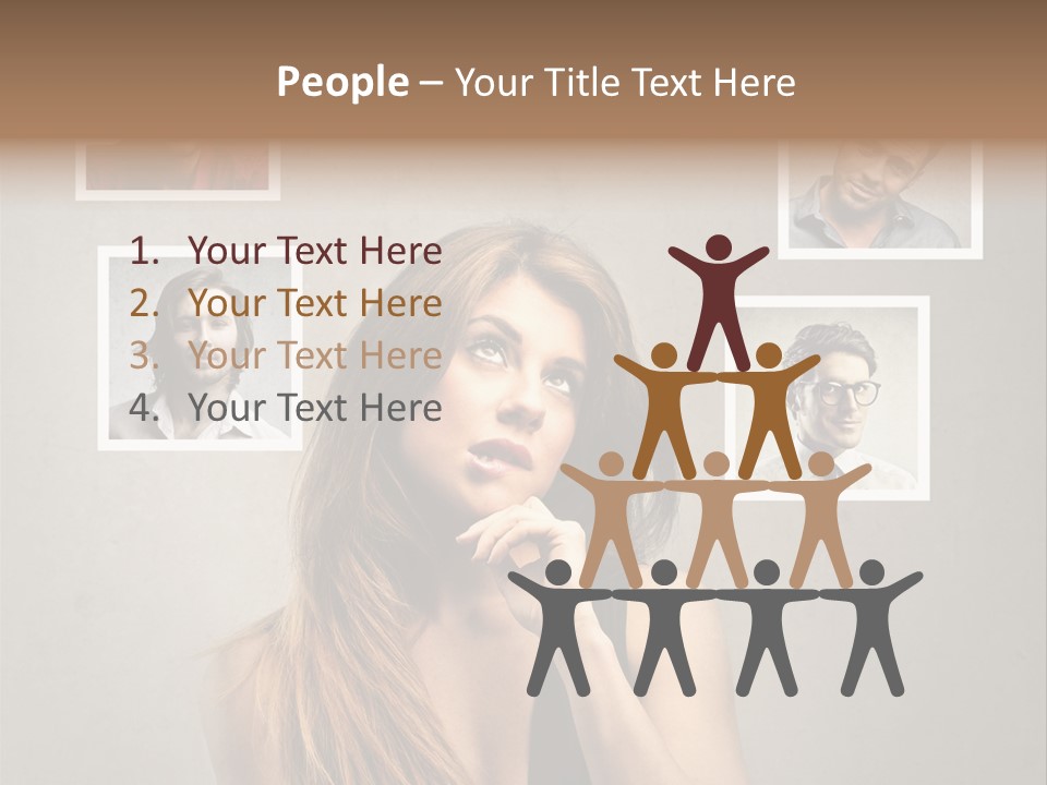 Woman Indian Question PowerPoint Template