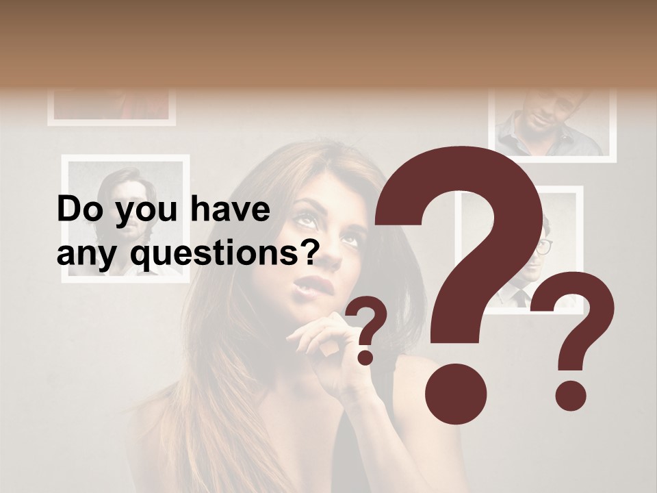 Woman Indian Question PowerPoint Template