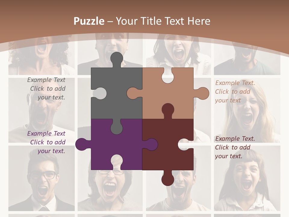 Kid Wall Voice PowerPoint Template