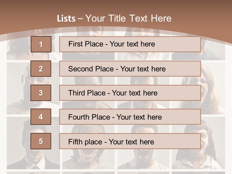 Kid Wall Voice PowerPoint Template