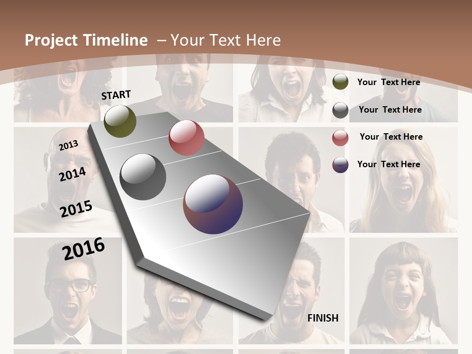 Kid Wall Voice PowerPoint Template