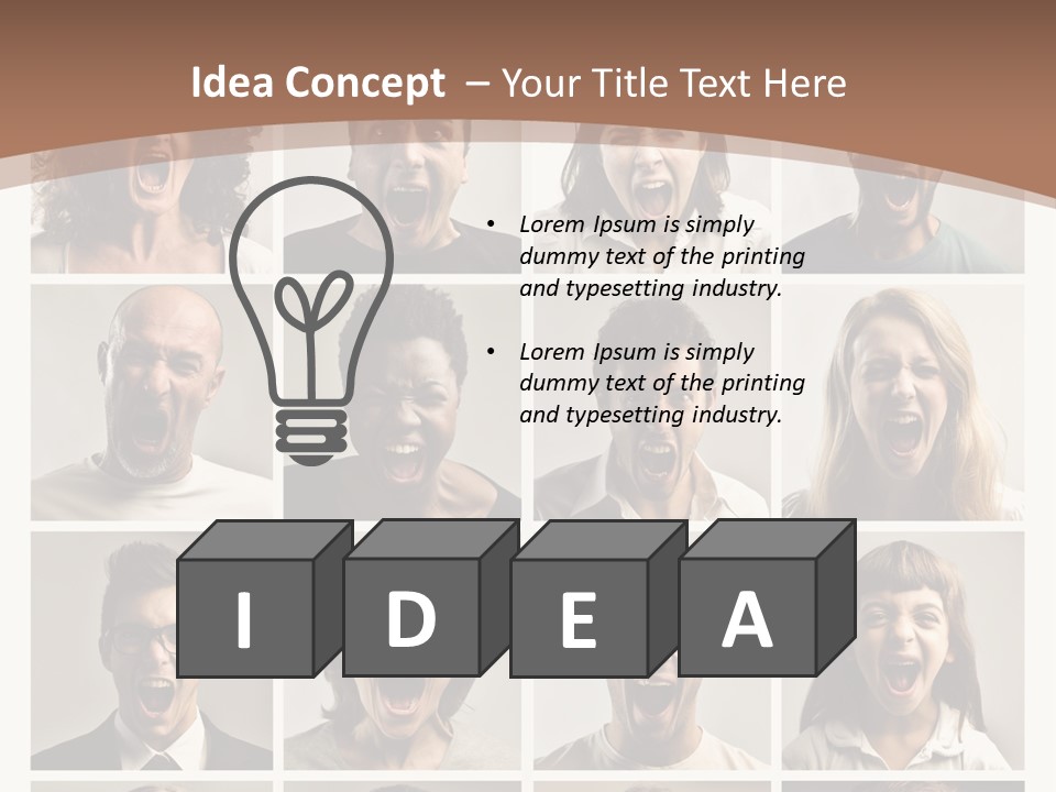 Kid Wall Voice PowerPoint Template