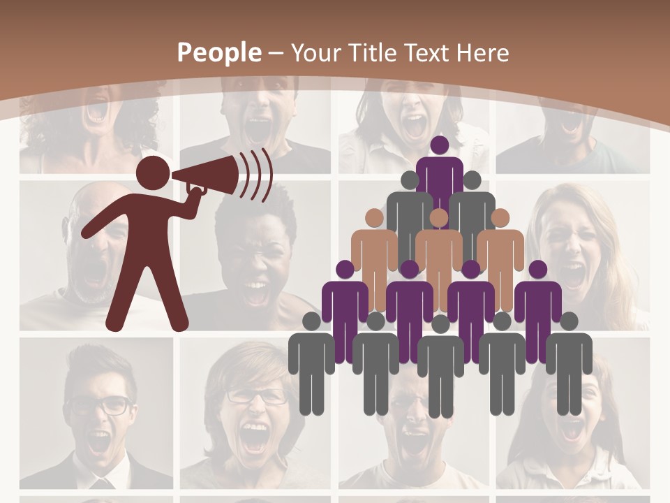 Kid Wall Voice PowerPoint Template