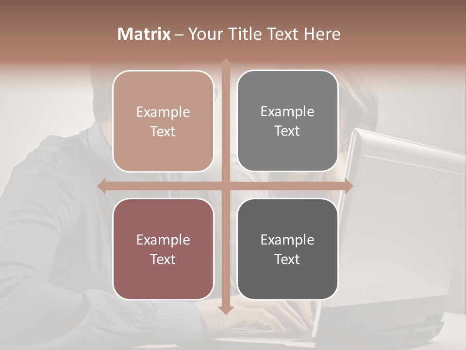 Friend Woman Work PowerPoint Template