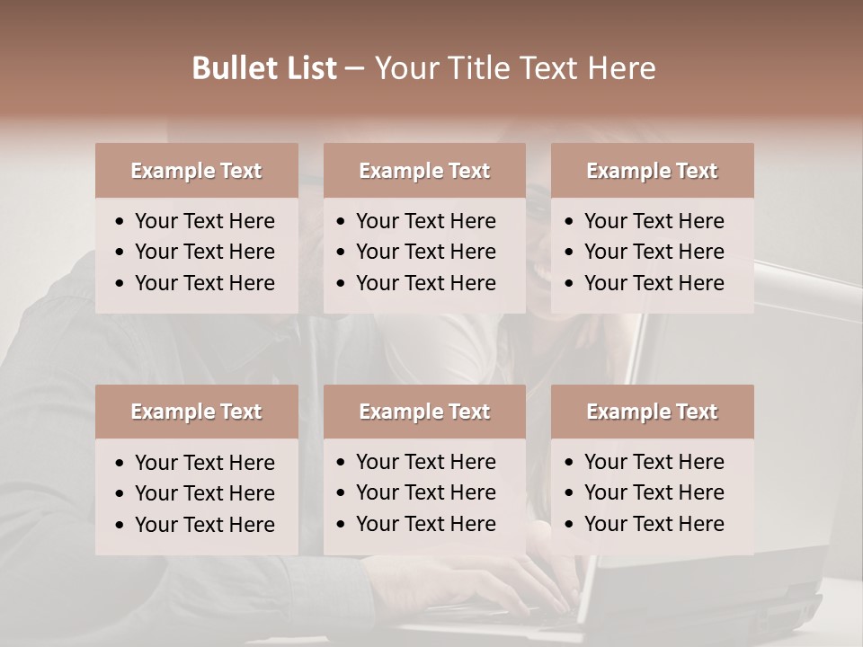 Friend Woman Work PowerPoint Template