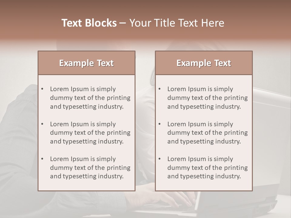 Friend Woman Work PowerPoint Template