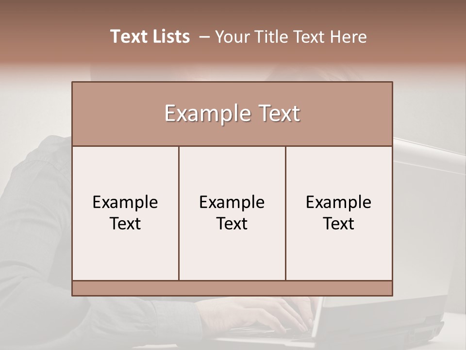 Friend Woman Work PowerPoint Template