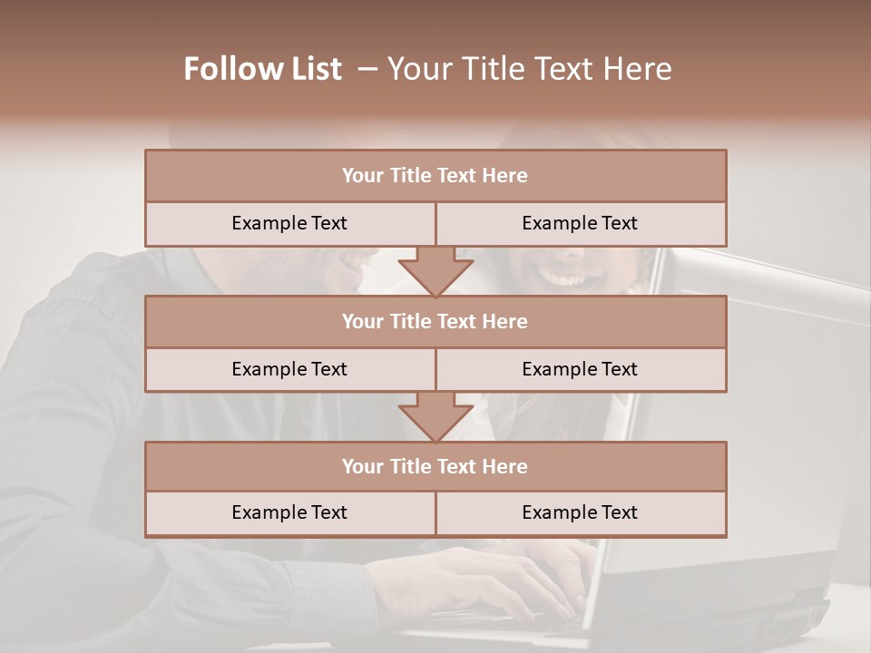 Friend Woman Work PowerPoint Template