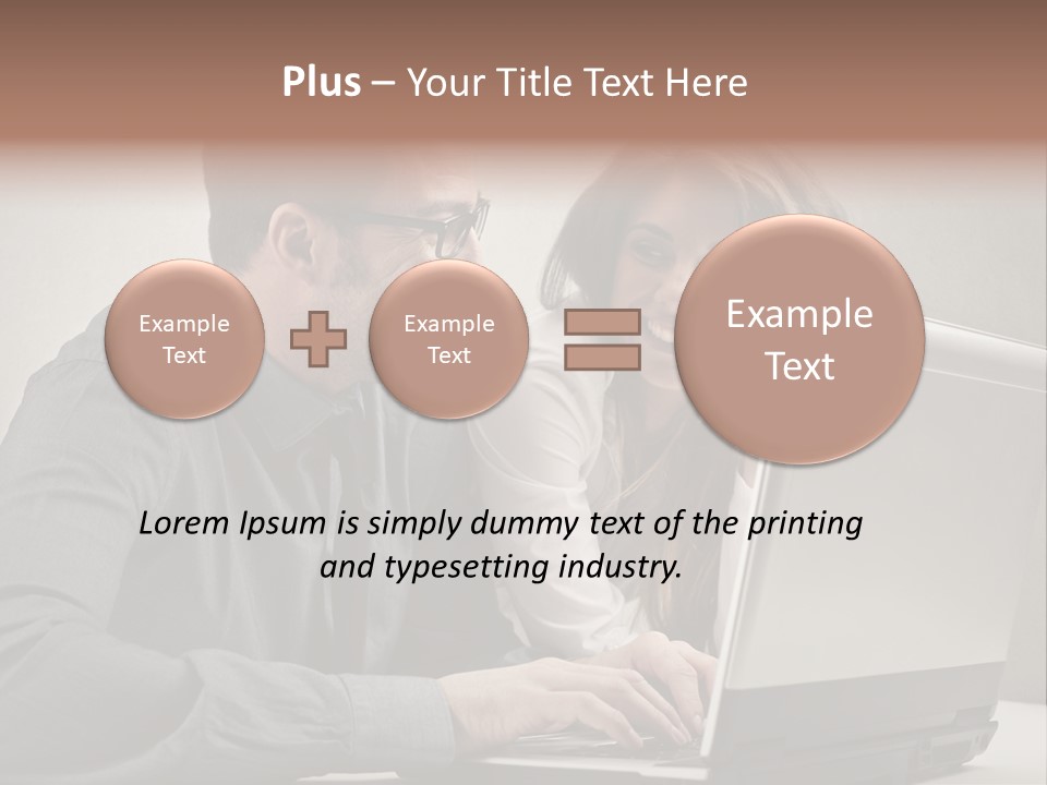 Friend Woman Work PowerPoint Template