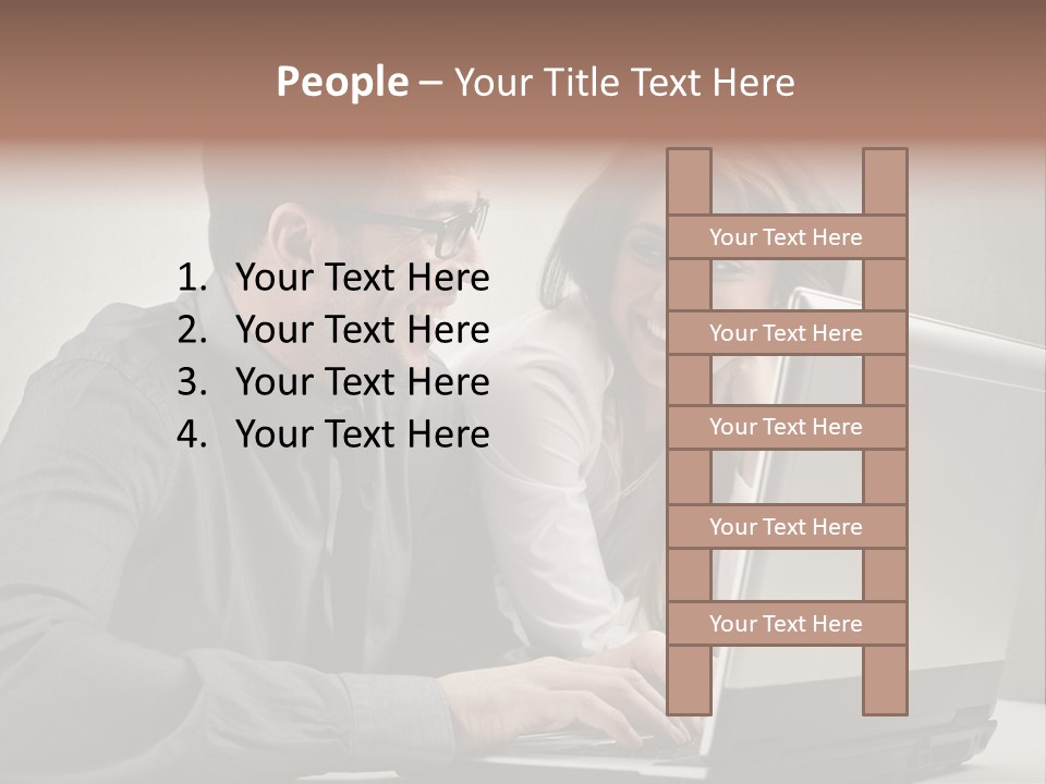 Friend Woman Work PowerPoint Template