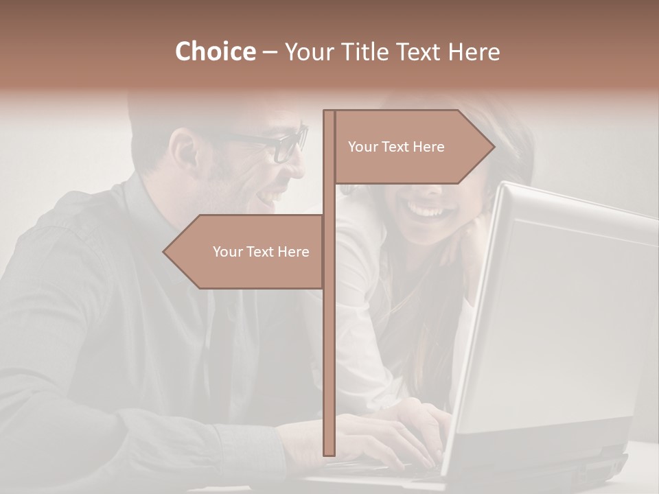 Friend Woman Work PowerPoint Template
