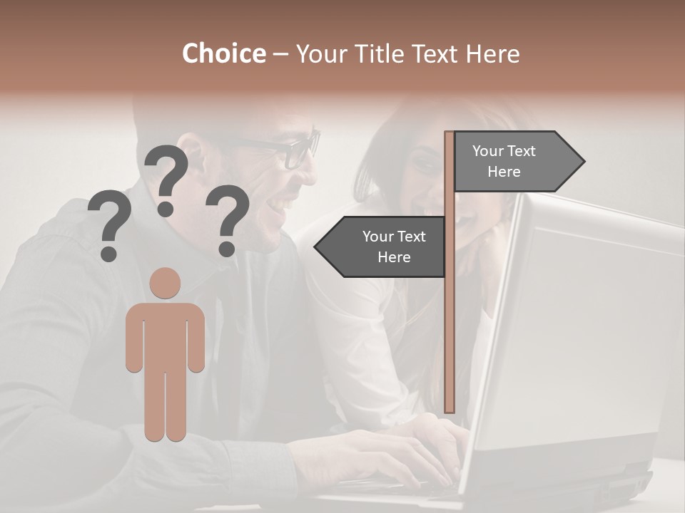 Friend Woman Work PowerPoint Template