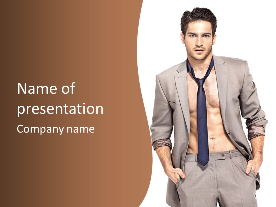 Modern White Executive PowerPoint Template