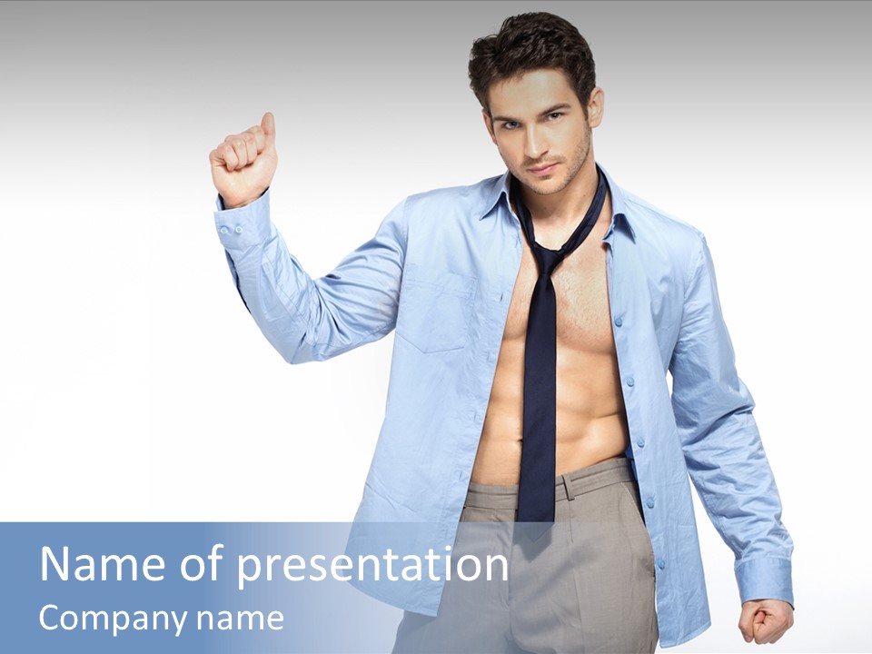 Handsome Full Energetic PowerPoint Template