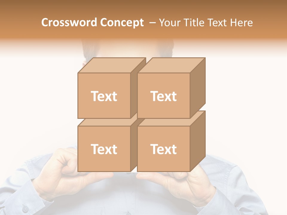 Isolated Beautiful Man PowerPoint Template