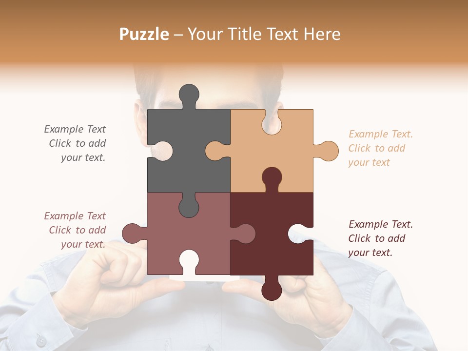 Isolated Beautiful Man PowerPoint Template