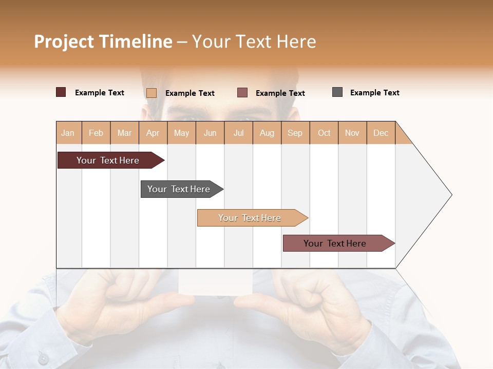 Isolated Beautiful Man PowerPoint Template