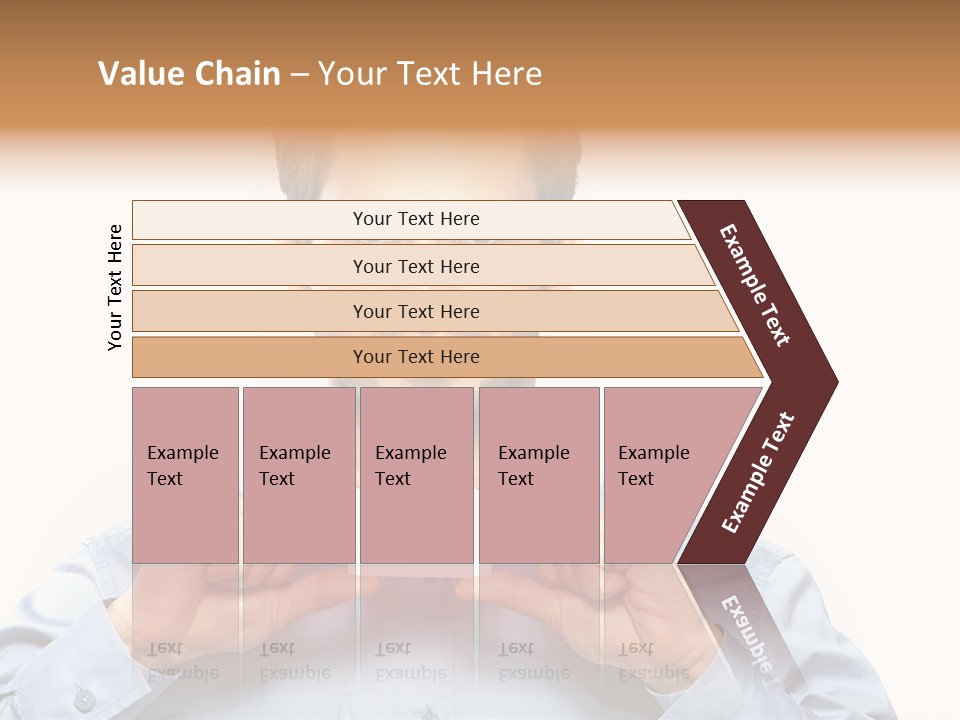 Isolated Beautiful Man PowerPoint Template