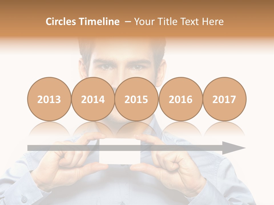 Isolated Beautiful Man PowerPoint Template