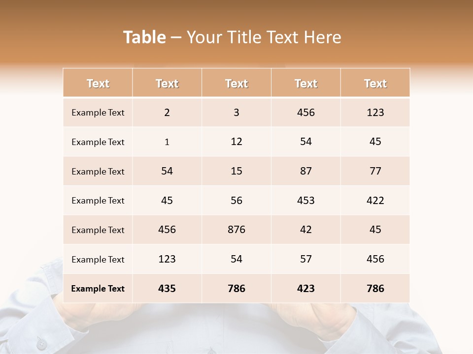 Isolated Beautiful Man PowerPoint Template