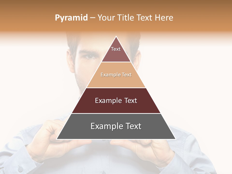 Isolated Beautiful Man PowerPoint Template