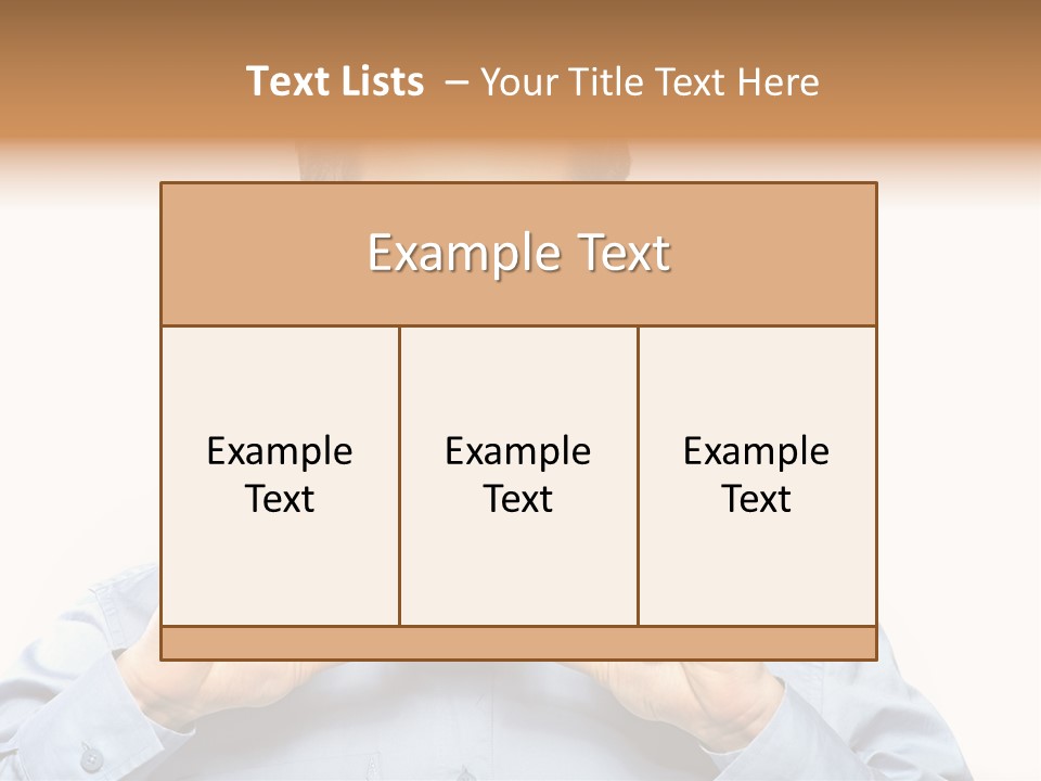 Isolated Beautiful Man PowerPoint Template
