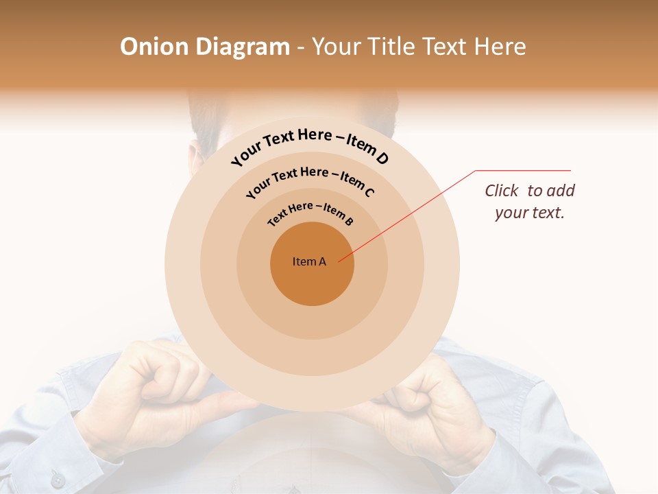 Isolated Beautiful Man PowerPoint Template