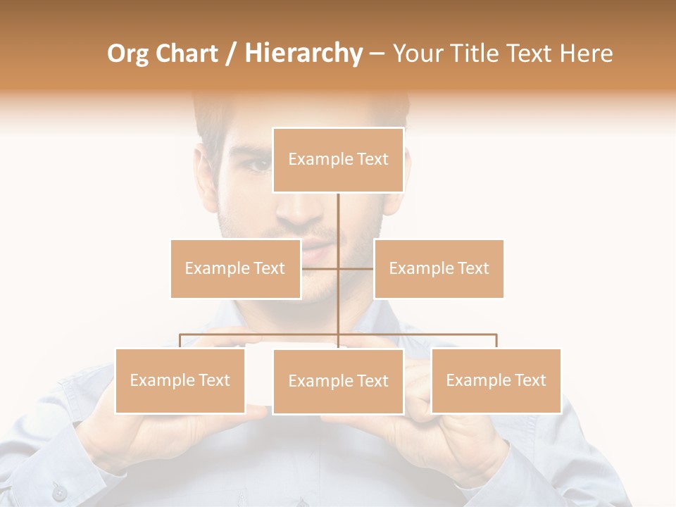 Isolated Beautiful Man PowerPoint Template