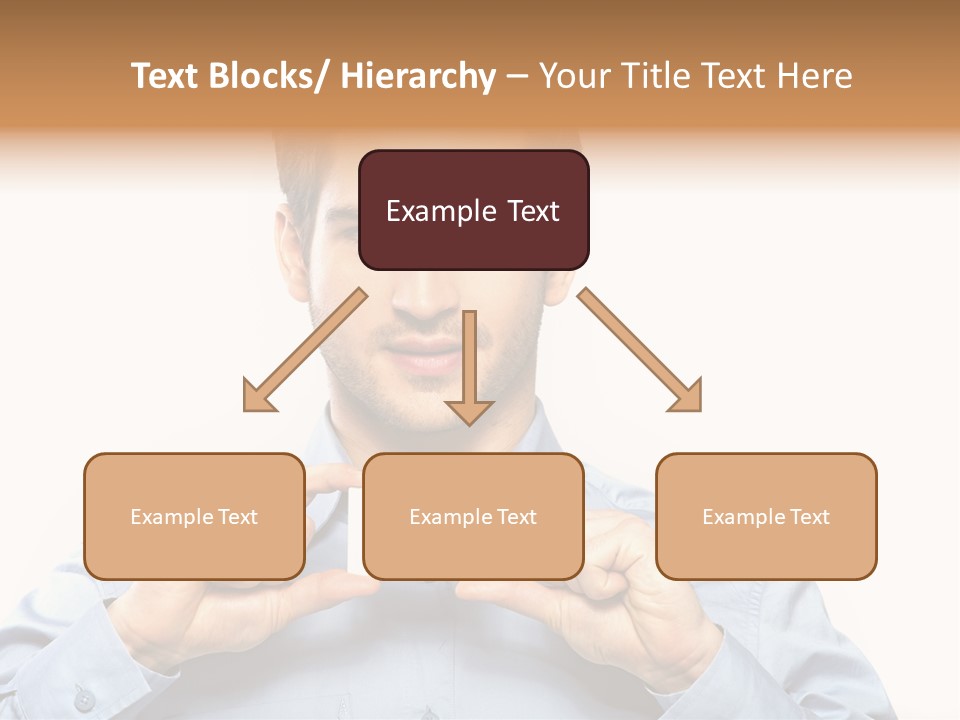 Isolated Beautiful Man PowerPoint Template