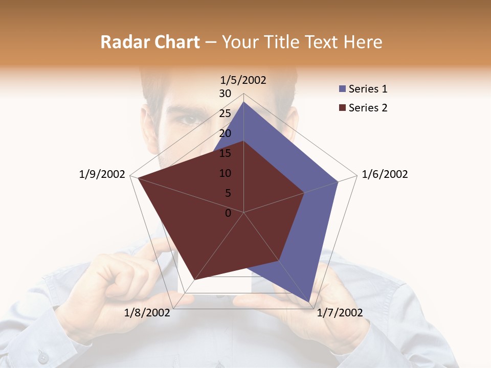 Isolated Beautiful Man PowerPoint Template