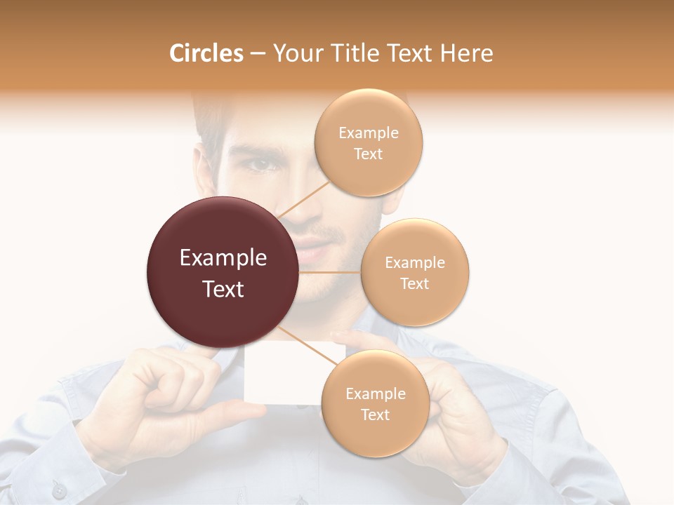 Isolated Beautiful Man PowerPoint Template