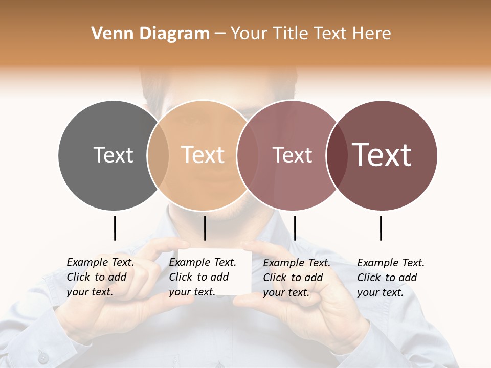 Isolated Beautiful Man PowerPoint Template