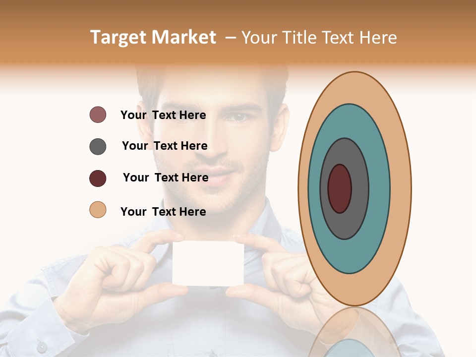 Isolated Beautiful Man PowerPoint Template