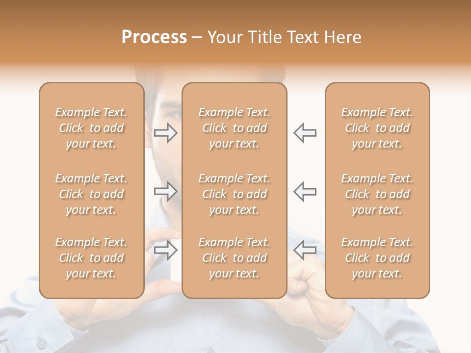 Isolated Beautiful Man PowerPoint Template