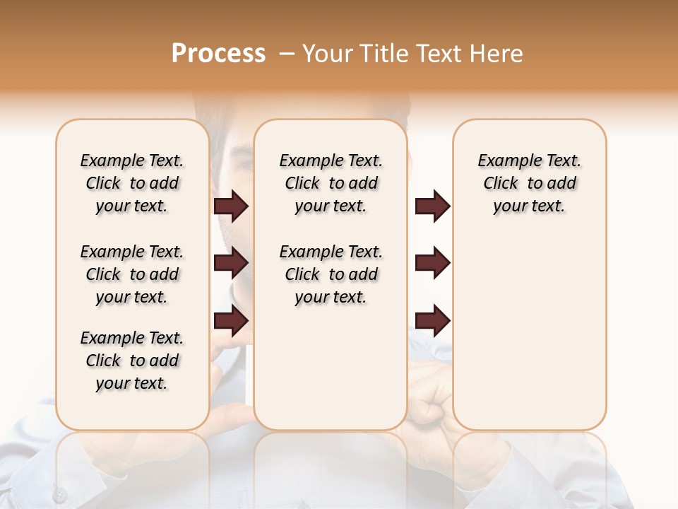 Isolated Beautiful Man PowerPoint Template