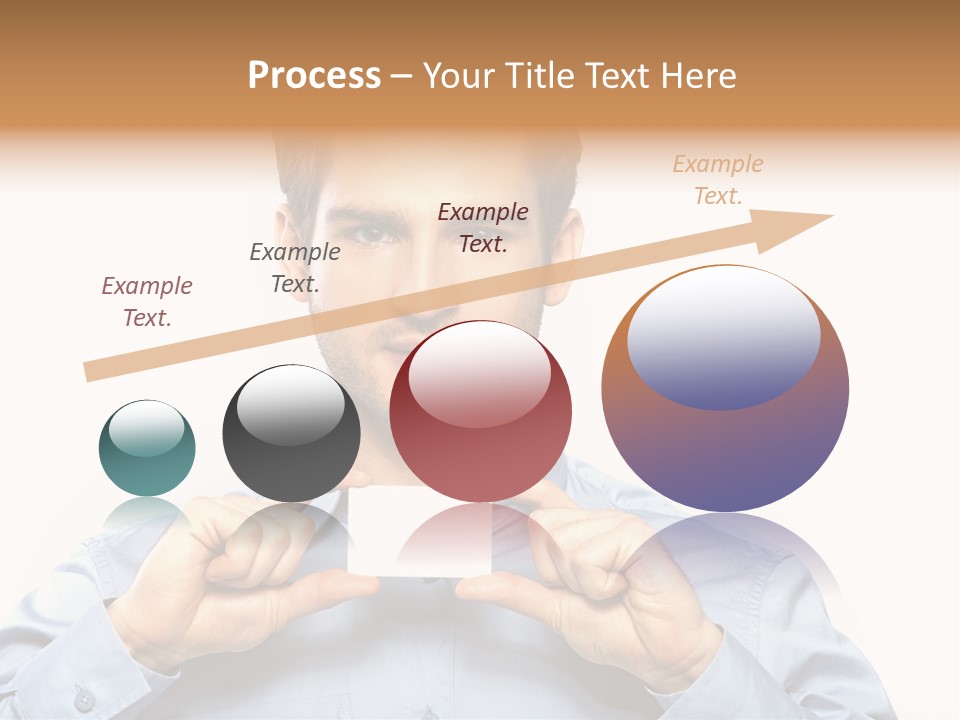 Isolated Beautiful Man PowerPoint Template