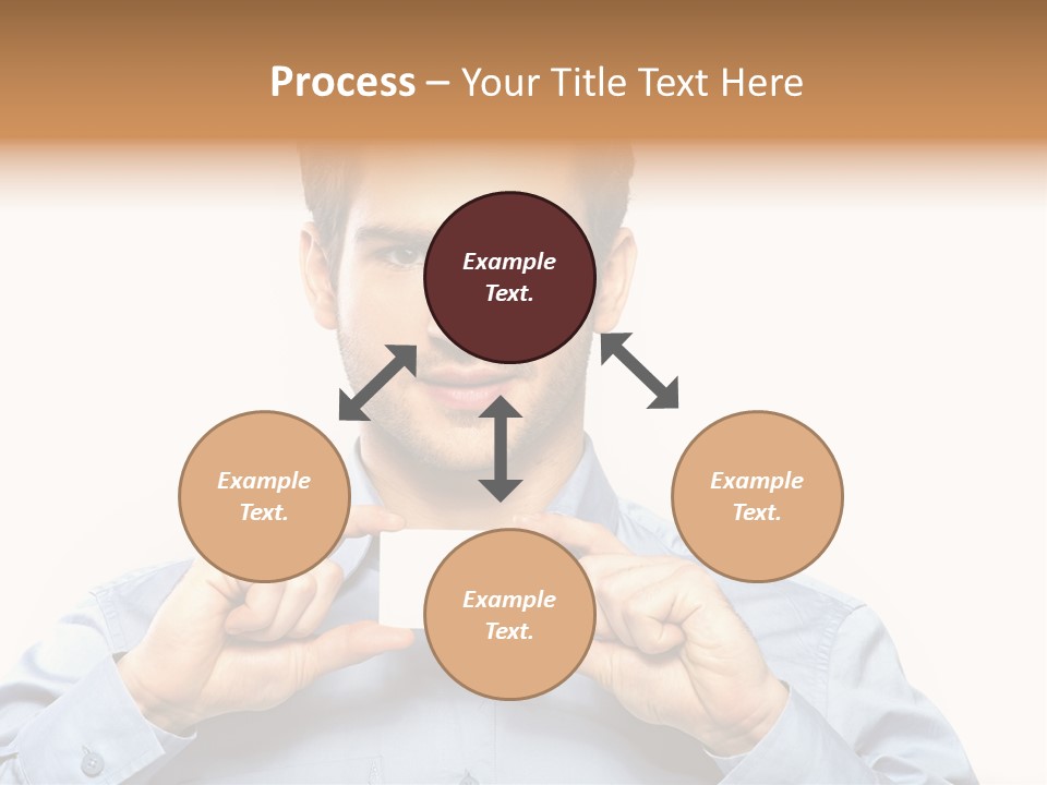 Isolated Beautiful Man PowerPoint Template