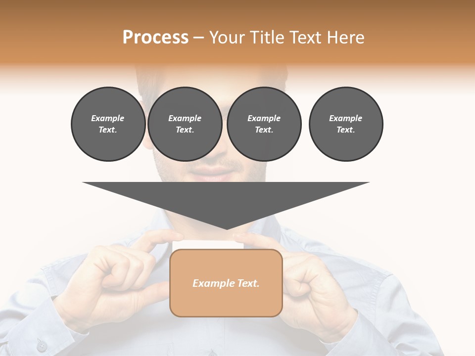 Isolated Beautiful Man PowerPoint Template