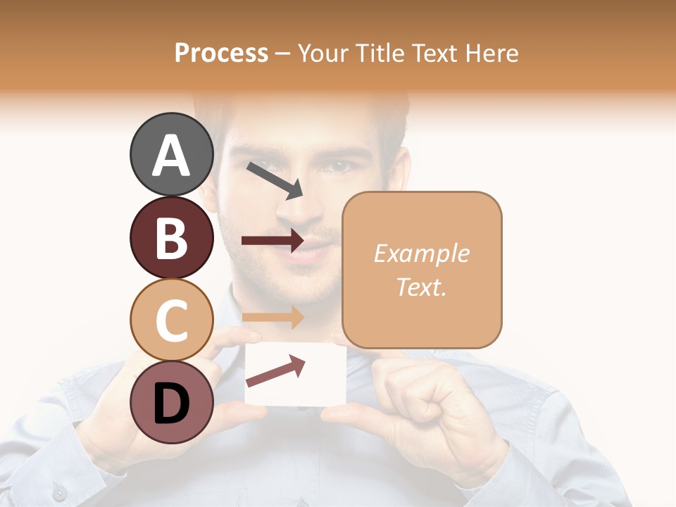 Isolated Beautiful Man PowerPoint Template